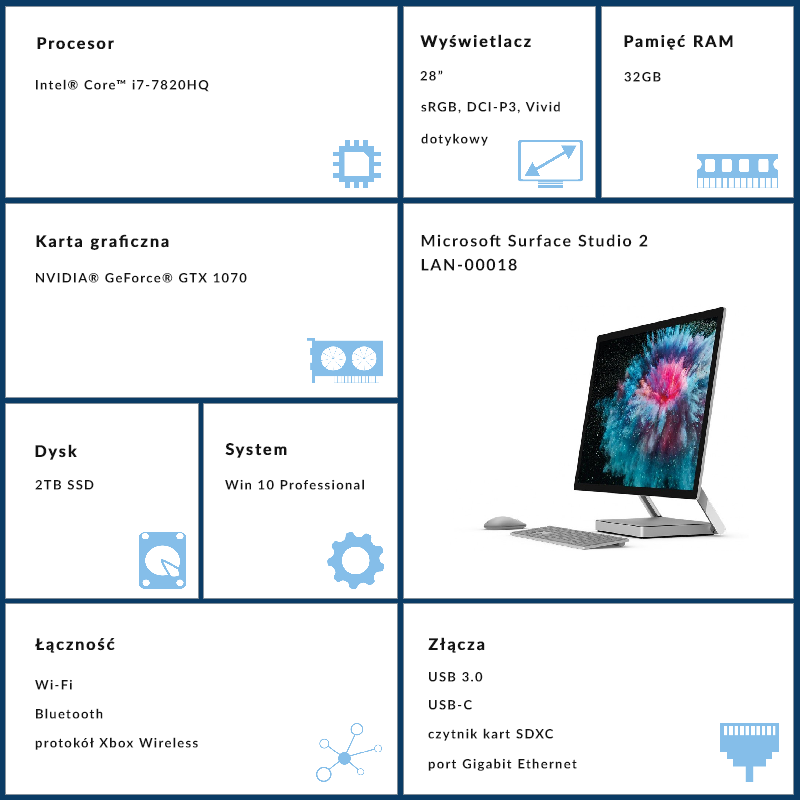 Microsoft Surface Studio 2 - LAN-00018