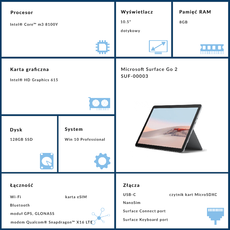 Microsoft Surface Go 2 - SUF-00003