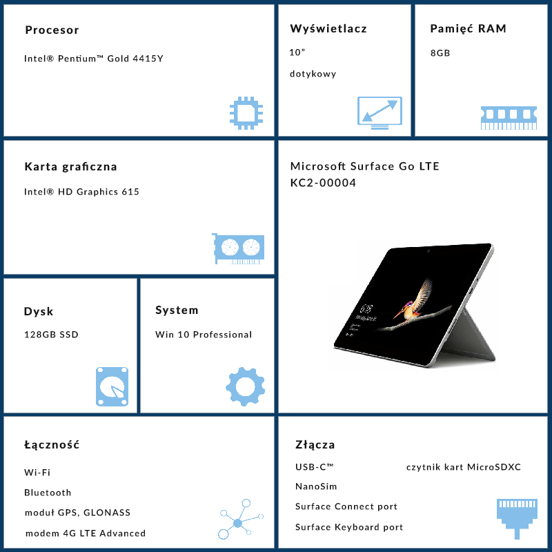Microsoft Surface Go LTE - KC2-00004