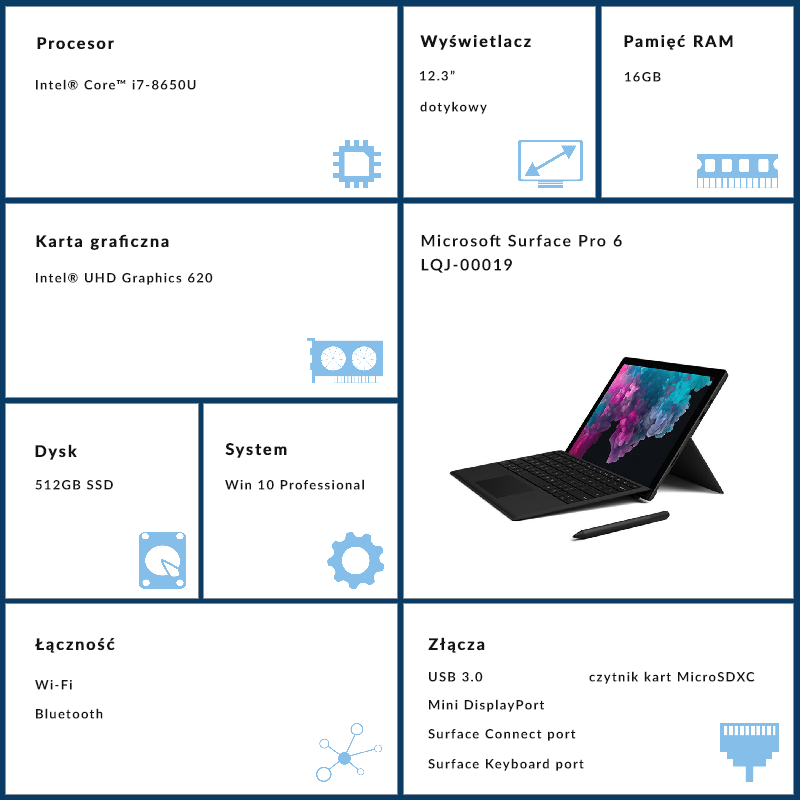 Microsoft Surface Pro 6 - LQJ-00019