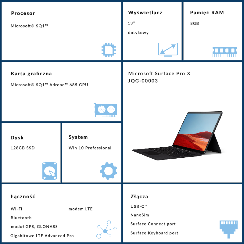 Microsoft Surface Pro X - JQG-00003