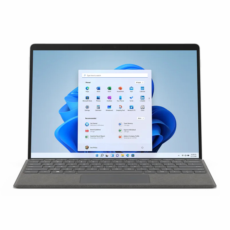 Tryb laptopa w Microsoft Surface Pro 8