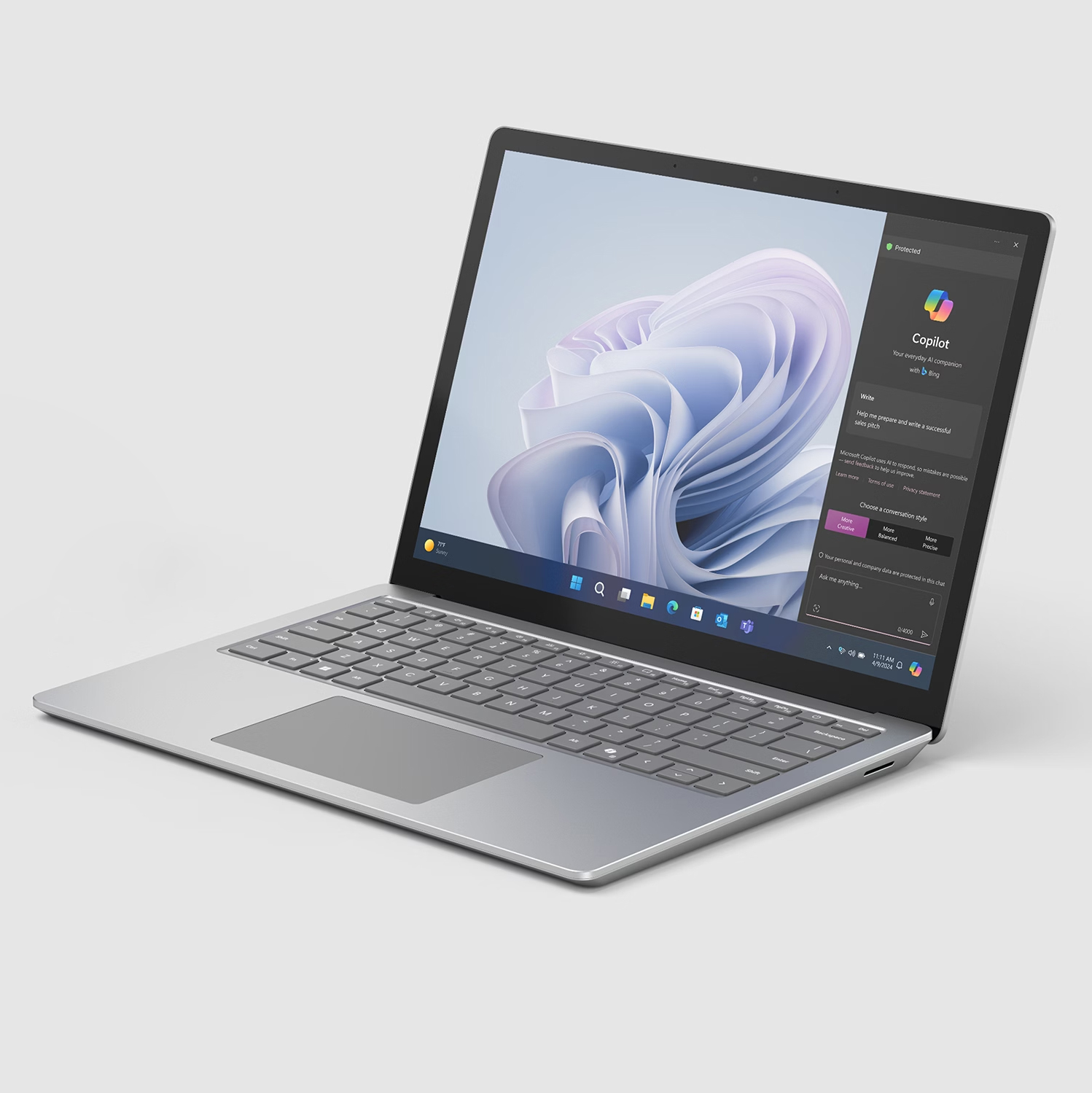 Microsoft Surface Laptop 6 15'' ZLB-00019 Ultra 7 165H/32GB/512GB/15"/WiFi/Platynowy - obrazek 2
